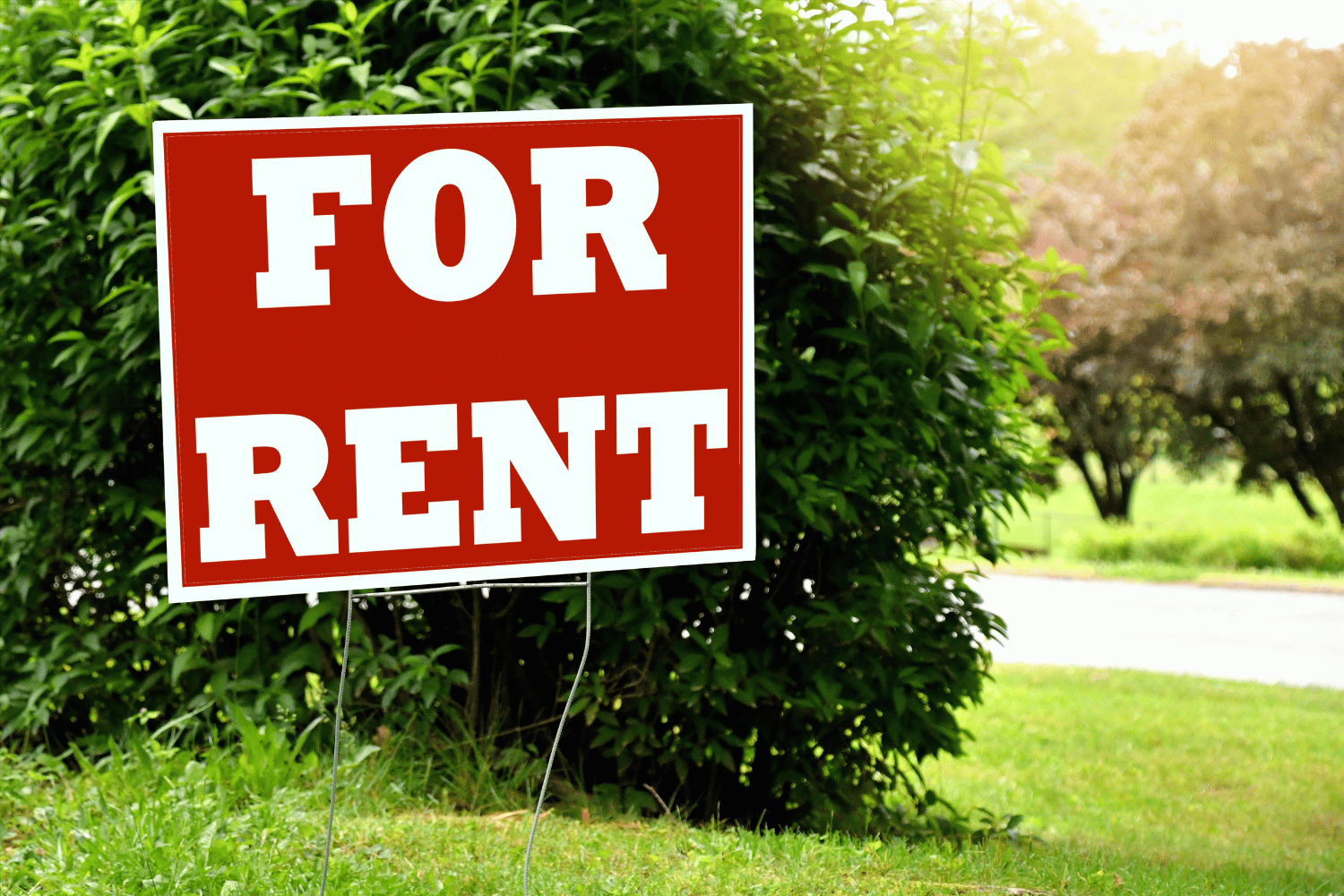 For rent. Rent out